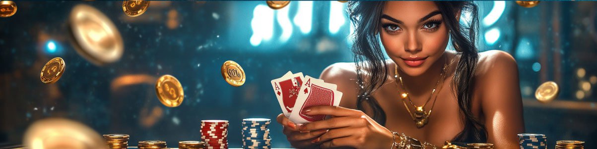Antarmuka permainan Casino Hold'em yang responsif dan intuitif